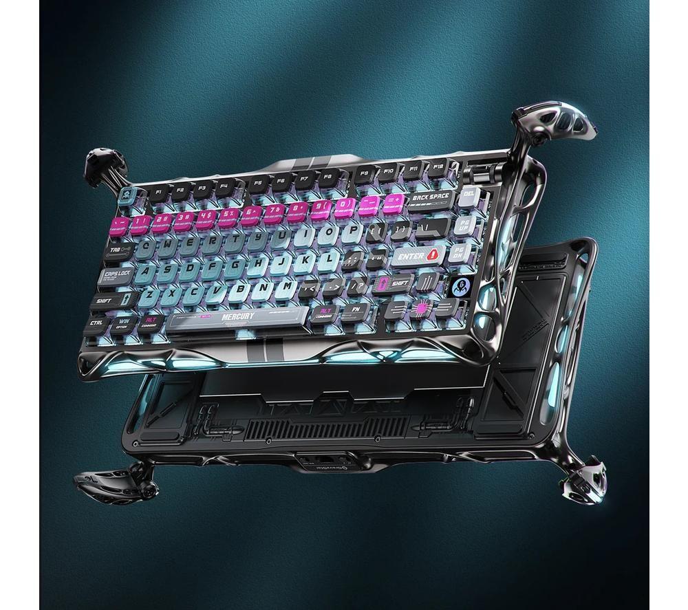 GRAVASTAR Mercury V75 Pro Mechanical Gaming Keyboard - Cyberpunk image number 5 of 7