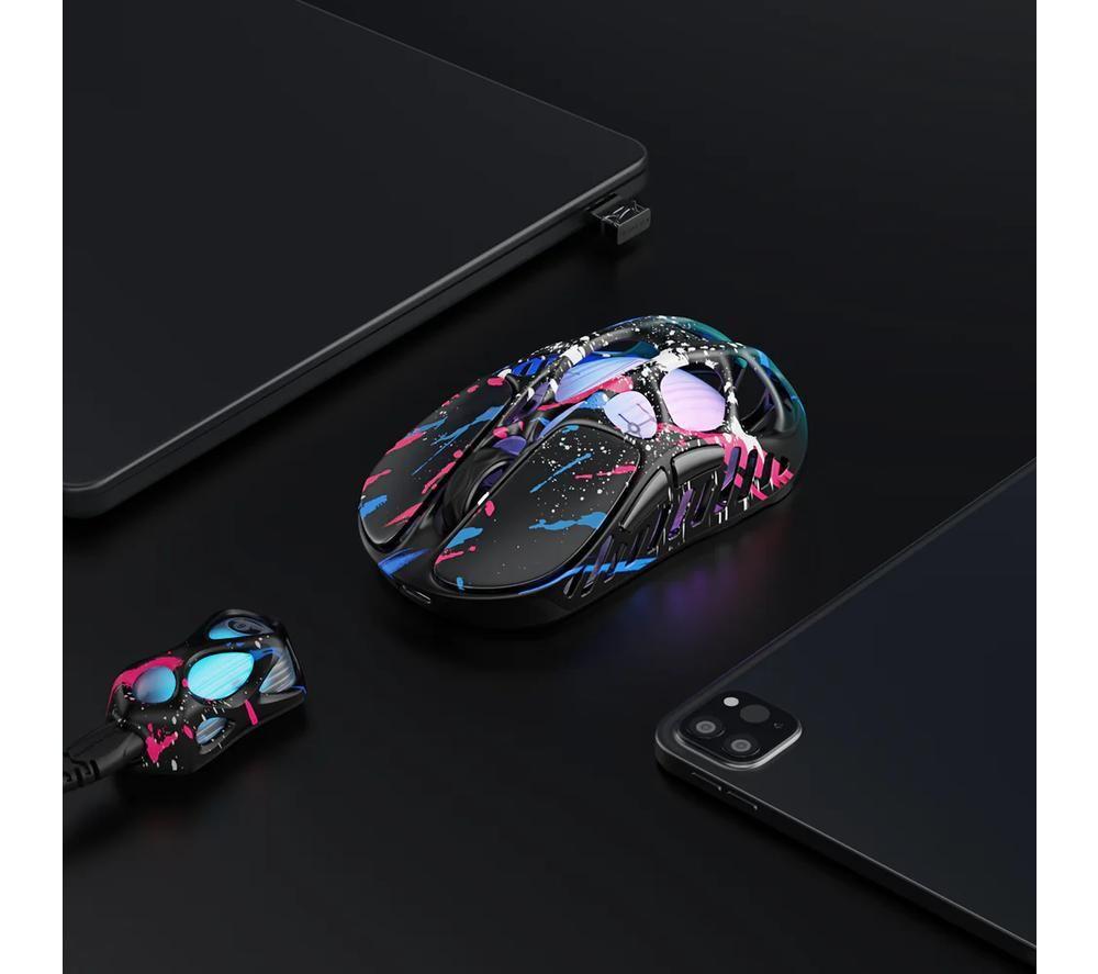 GRAVASTAR Mercury X Pro RGB Optical Gaming Mouse - Neon Graffiti image number 7 of 11