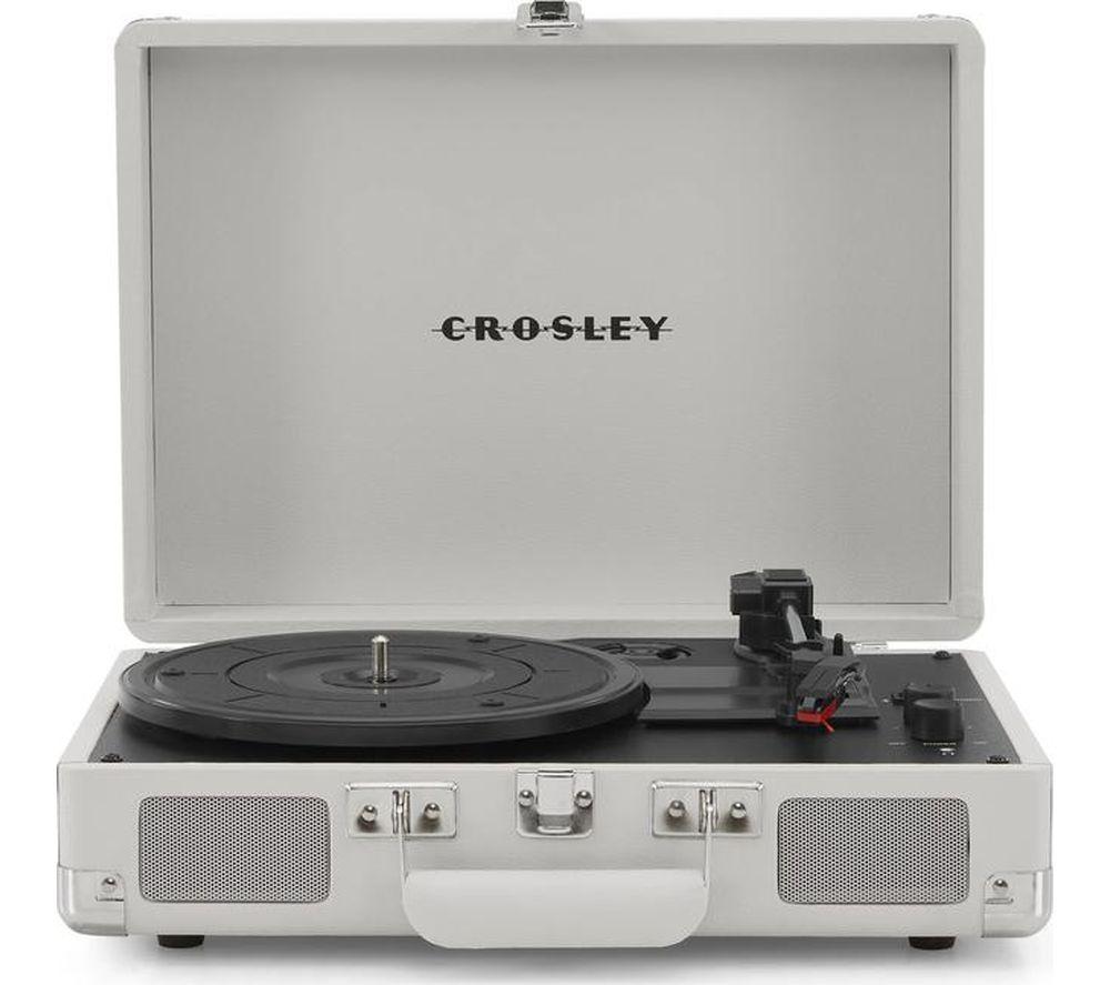 Crosley Cruiser Plus Belt Drive Bluetooth Turntable - White Sand, White