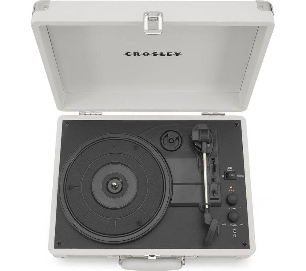 CROSLEY Cruiser Plus Belt Drive Bluetooth Turntable - White Sand image number 2 of 4