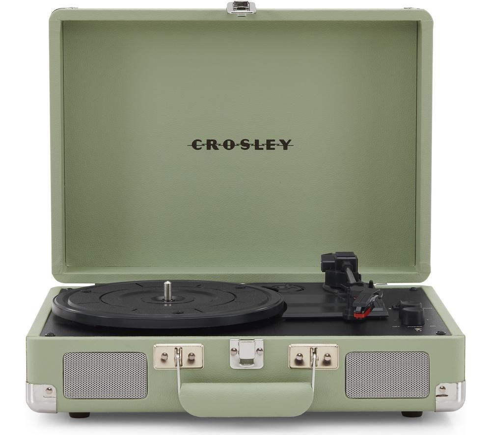 Crosley Cruiser Plus Belt Drive Bluetooth Turntable - Mint, Green