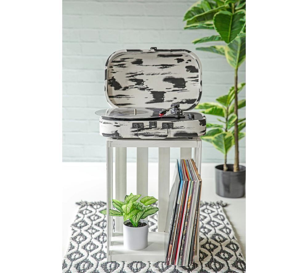 CROSLEY Discovery Belt Drive Bluetooth Turntable - Black & White image number 2 of 3