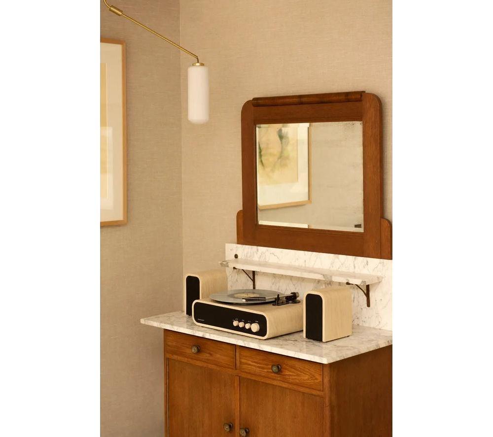CROSLEY Mercury Belt Drive Bluetooth Turntable & Speakers - Natural image number 7 of 7