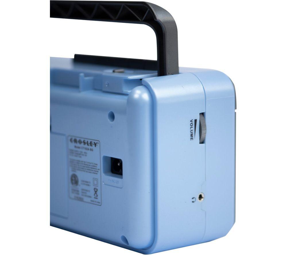 CROSLEY CT102A-BG4 Bluetooth Cassette Player & Recorder - Blue & Grey image number 2 of 3