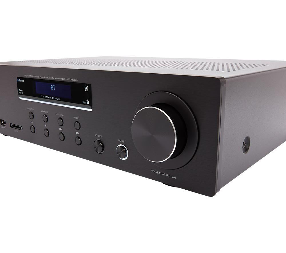 AIWA AMU-120BT Bluetooth Mini Hi-Fi System - Black image number 2 of 8