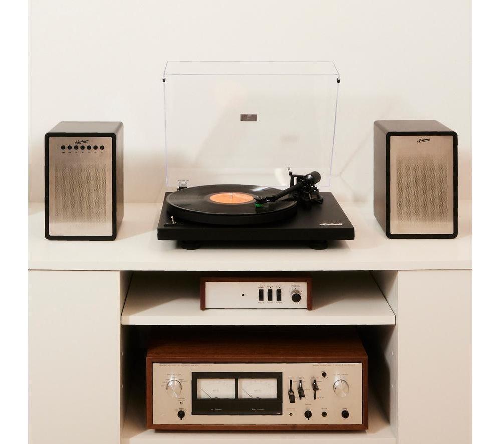 GADHOUSE Miles Bluetooth Bookshelf Speakers - Black Piano image number 7 of 11
