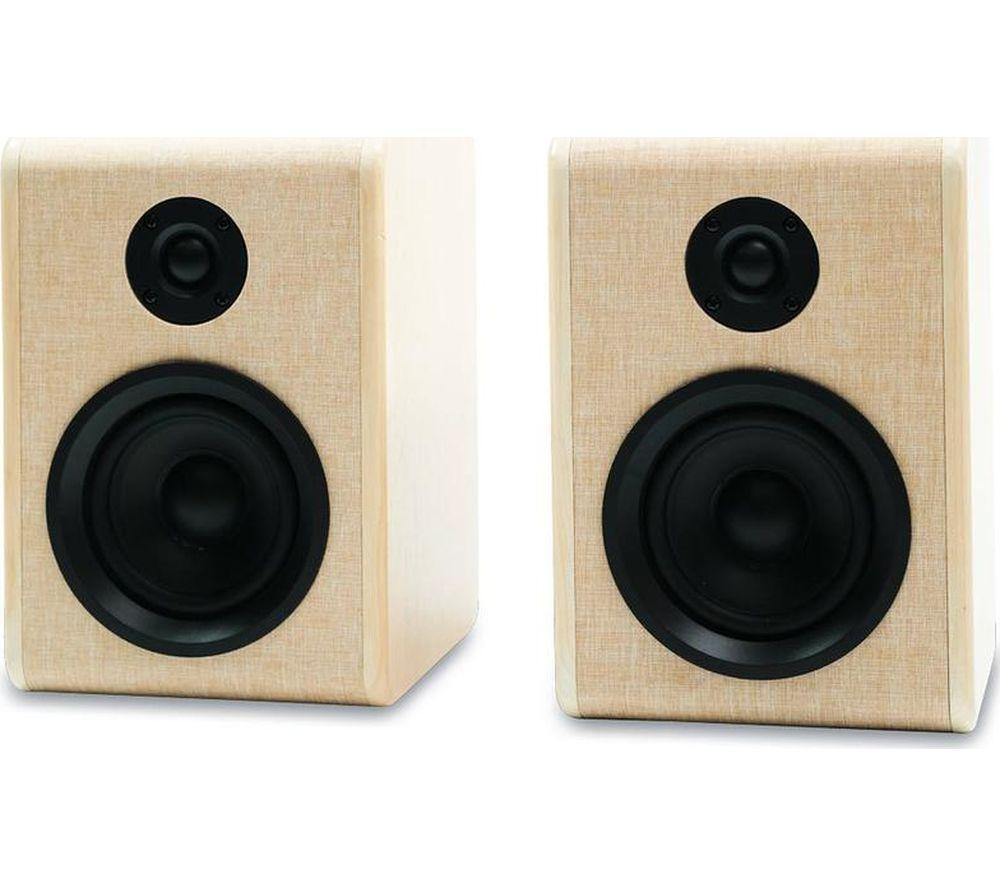GADHOUSE Dean Belt Drive Bluetooth Turntable Stereo System - Soft Sand image number 6 of 8