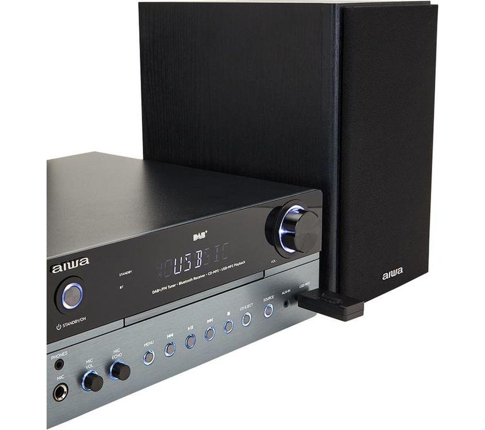 AIWA MSBTU-700DAB Bluetooth Mini Hi-Fi System - Black image number 9 of 13