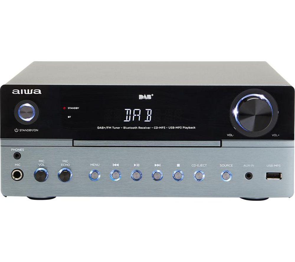 AIWA MSBTU-700DAB Bluetooth Mini Hi-Fi System - Black image number 12 of 13