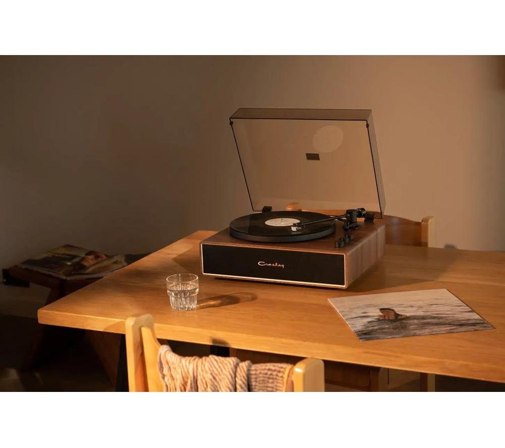 CROSLEY Stave Belt Drive Bluetooth Turntable - Walnut image number 2 of 10