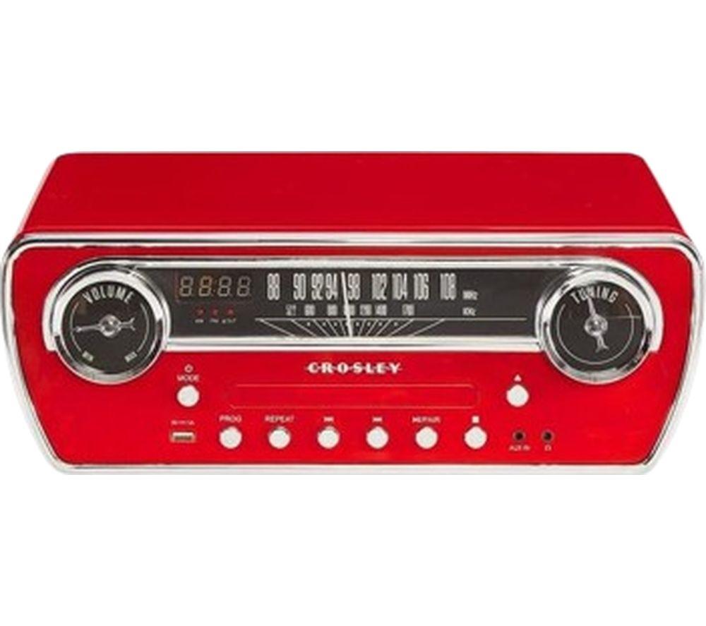 CROSLEY Powel 7-in-1 Music Centre - Red image number 2 of 9