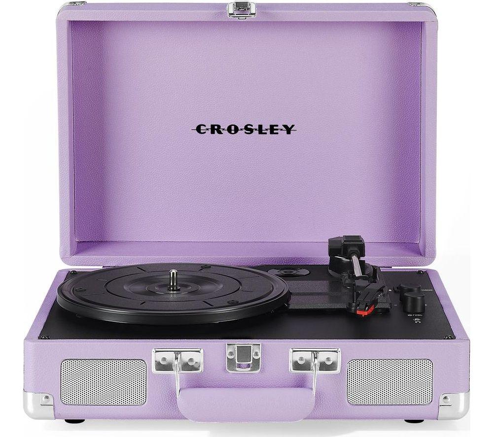 Crosley Cruiser Plus Belt Drive Bluetooth Turntable - Lavender, Purple