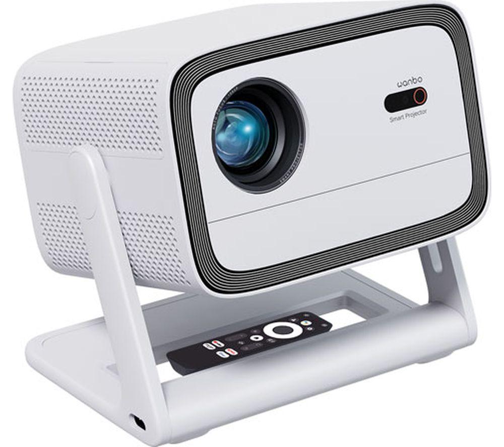 WANBO VALI 1 Smart Full HD Home Cinema Projector, White