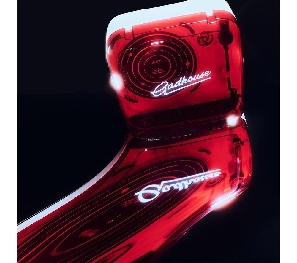 GADHOUSE Cosmo Belt Drive Bluetooth Turntable - Venus Red image number 2 of 2