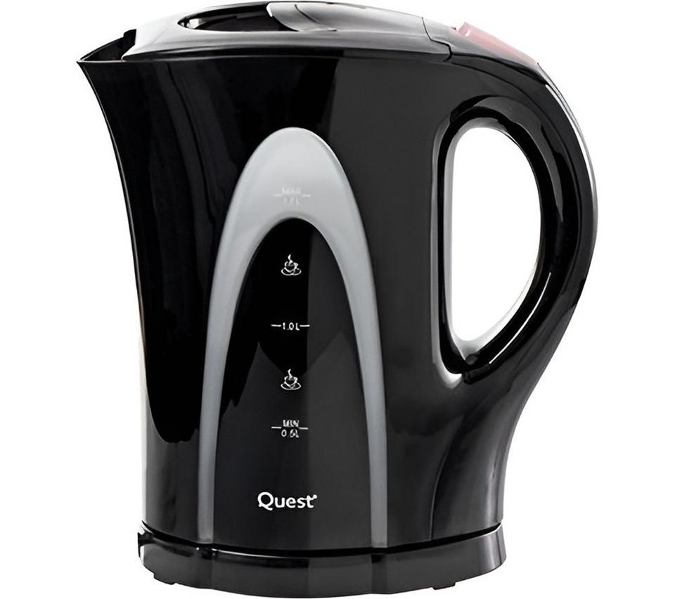 QUEST 32059 Jug Kettle - Black