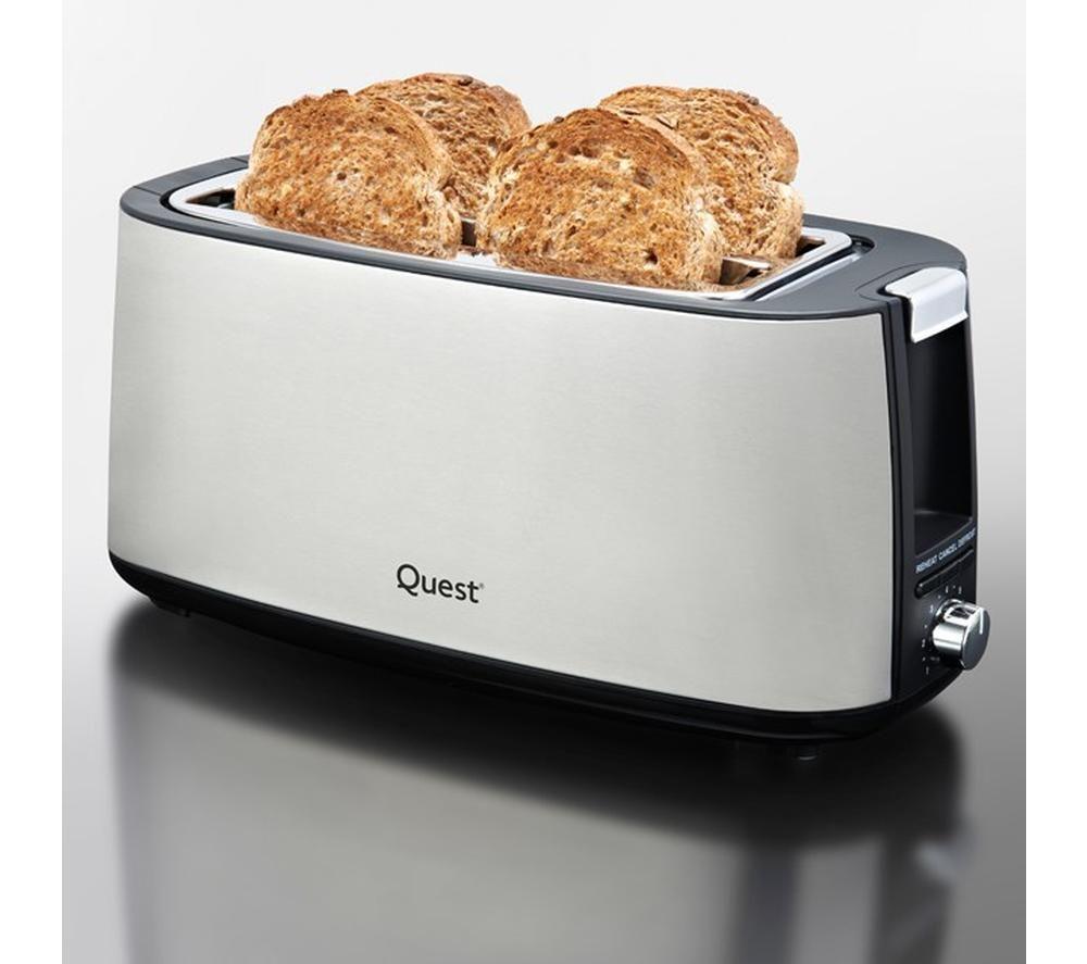 QUEST 34620 4-Slice Toaster - Stainless Steel image number 2 of 2