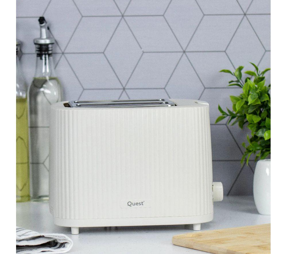 QUEST 32049 2-Slice Toaster - White image number 3 of 4