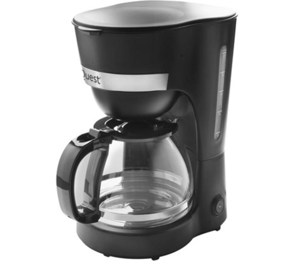 Quest 36579 Filter Coffee Machine - Black, Black