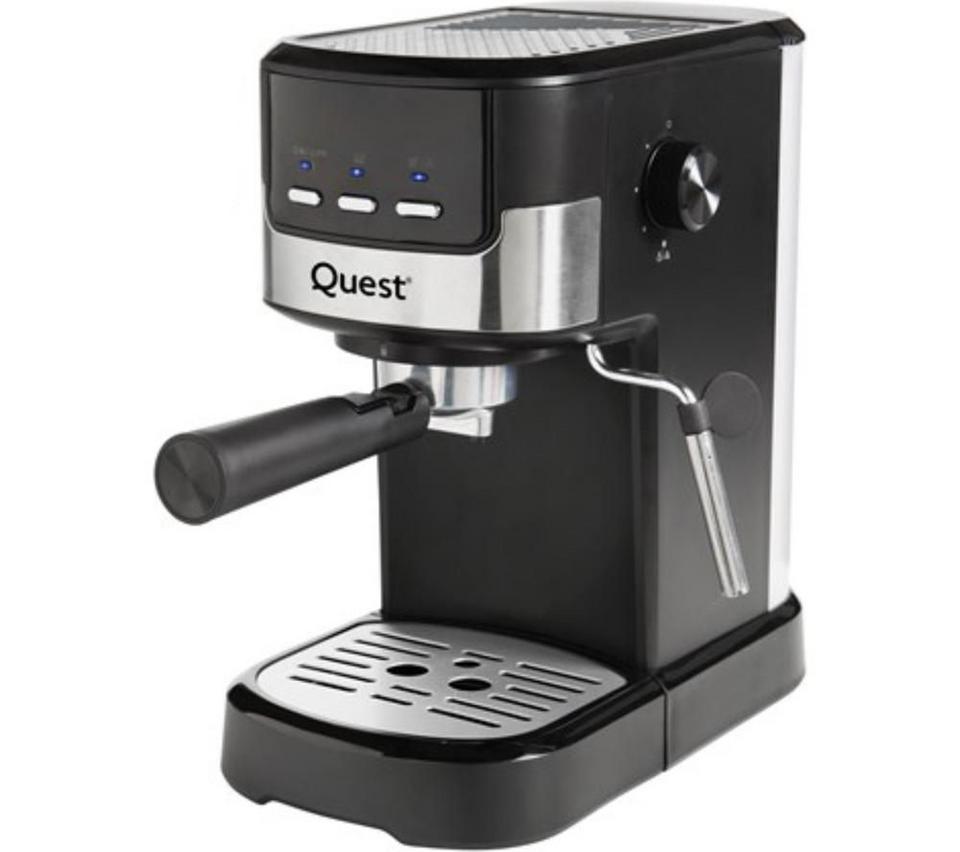 QUEST 35169 Espresso Coffee Machine - Black
