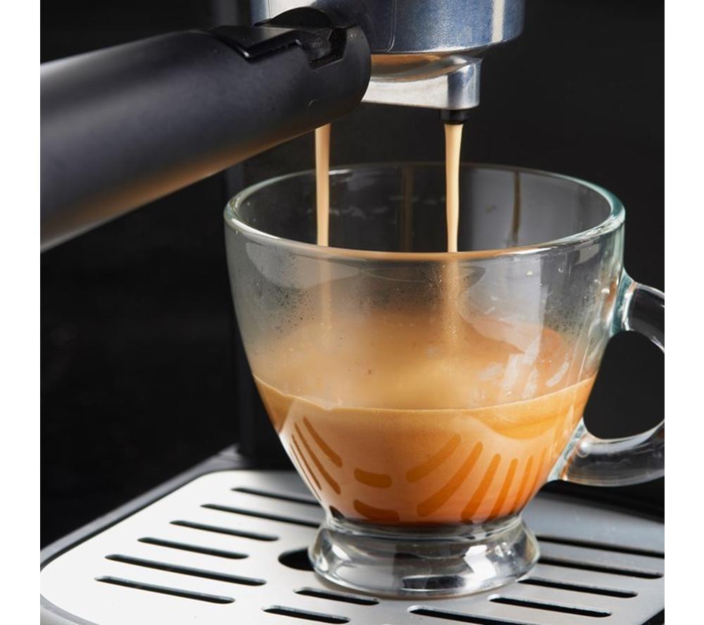 QUEST 35169 Espresso Coffee Machine - Black image number 2 of 2