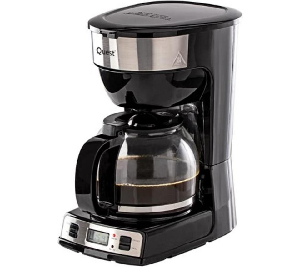 QUEST 35189 Digital Filter Coffee Machine - Silver