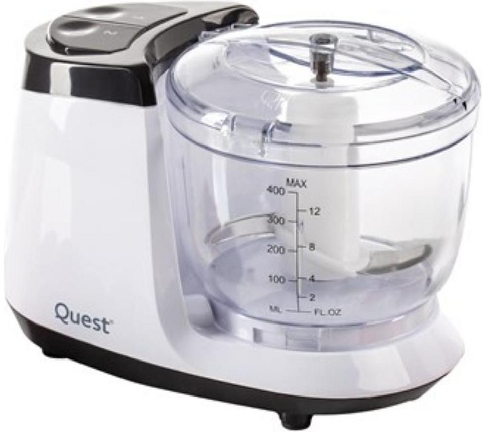 QUEST 31550 Mini Chopper - White & Clear