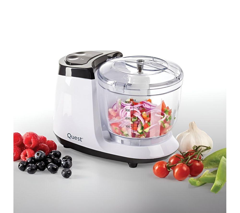 QUEST 31550 Mini Chopper - White & Clear image number 2 of 2