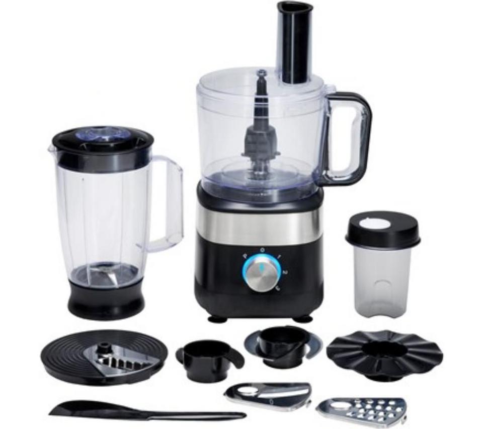 QUEST 34800 Multifunctional Food Processor - Black & Silver