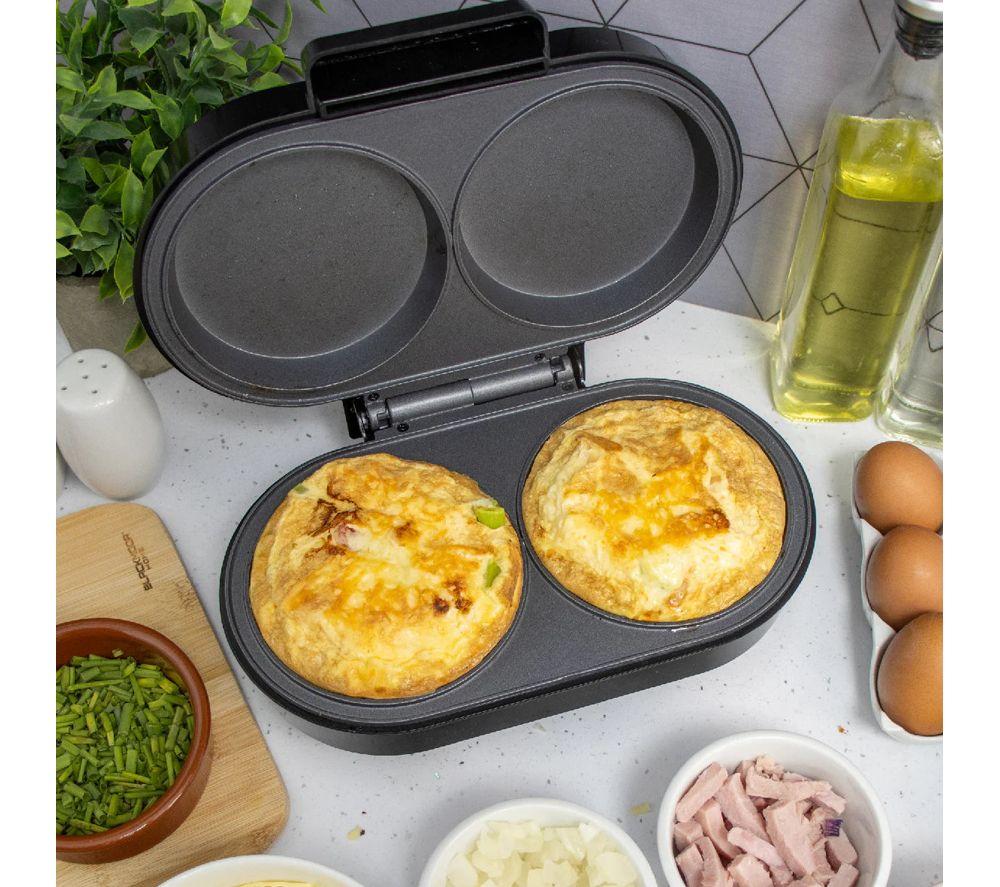 QUEST 35659 Double Omelette Maker - Black image number 2 of 3