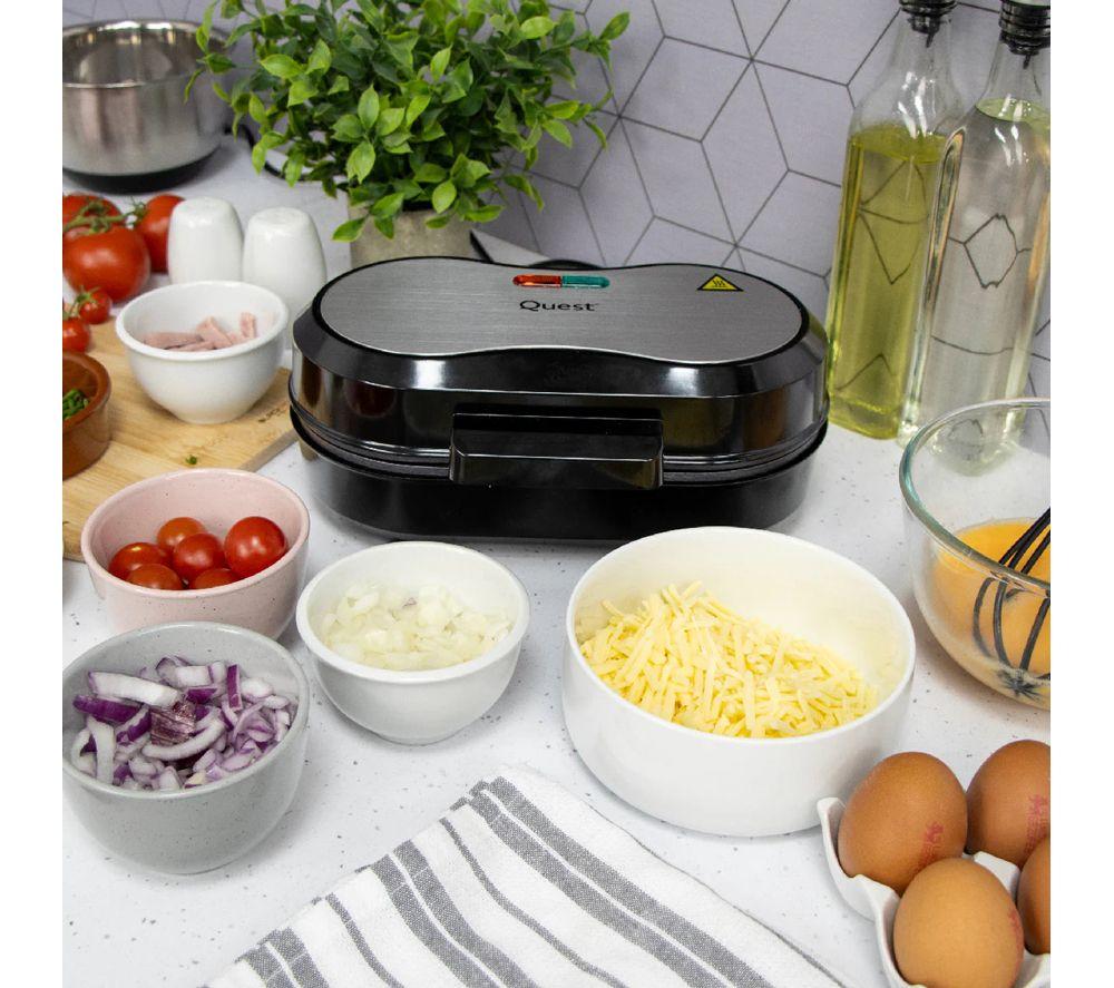 QUEST 35659 Double Omelette Maker - Black image number 3 of 3