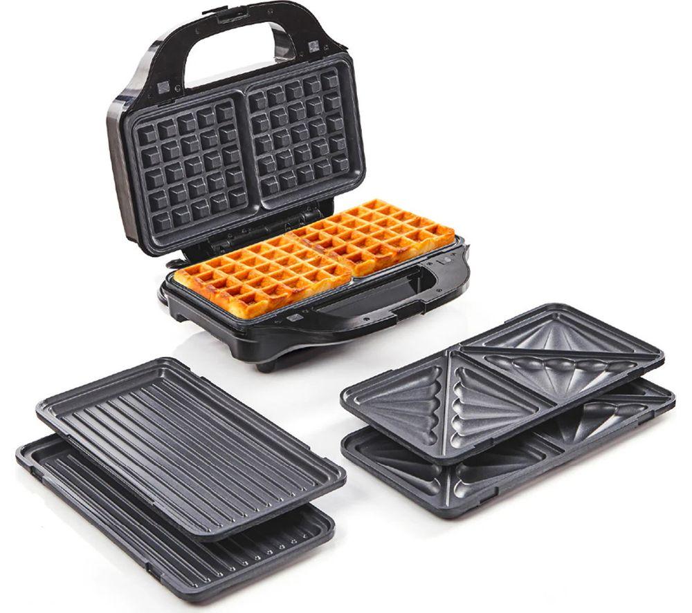 QUEST 37530 3-in-1 Snack Maker - Silver & Black image number 3 of 4