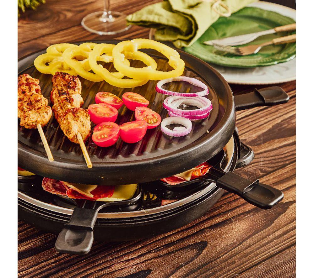 QUEST Electric Raclette Grill & Grilling Pans - Black image number 2 of 4