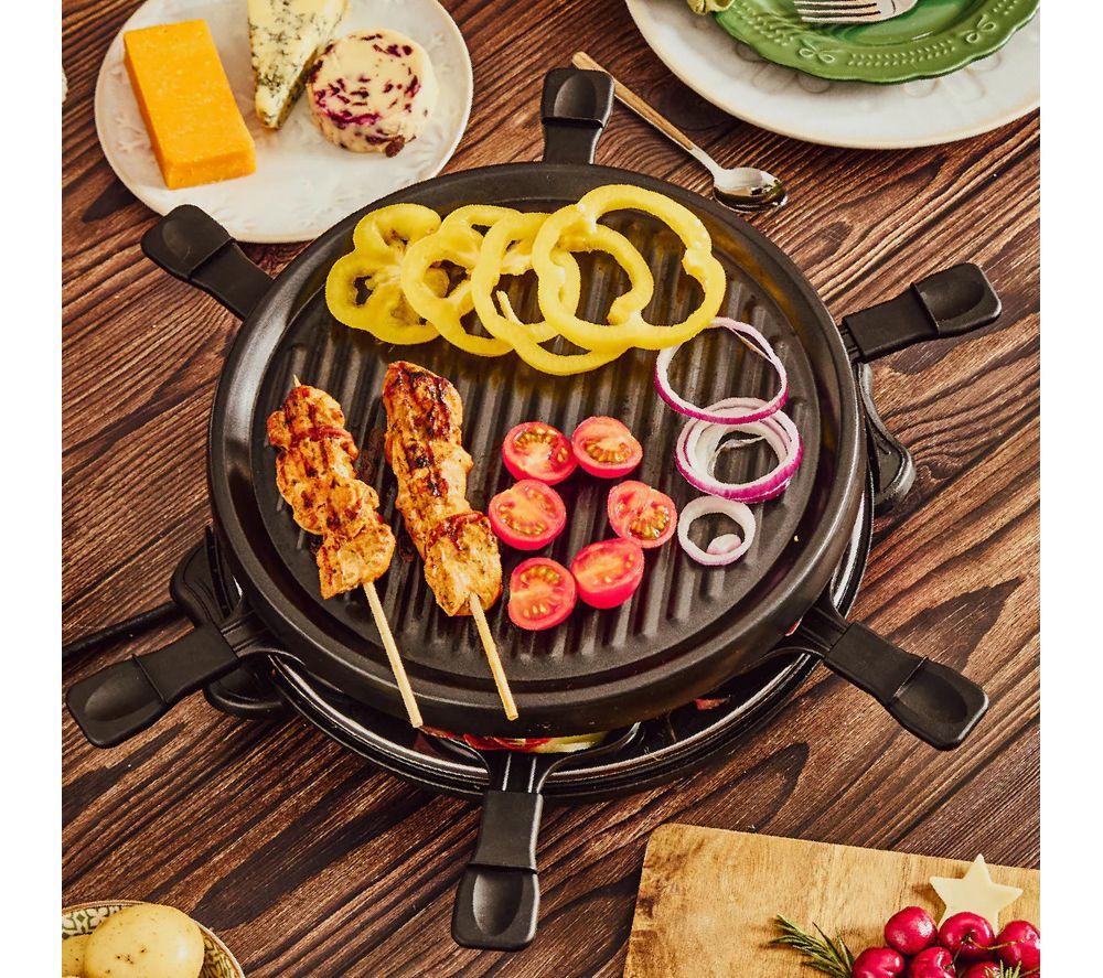 QUEST Electric Raclette Grill & Grilling Pans - Black image number 4 of 4