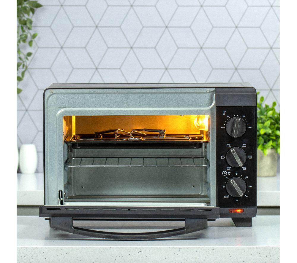 QUEST 35389 Rotisserie Electric Mini Oven - Black image number 3 of 9