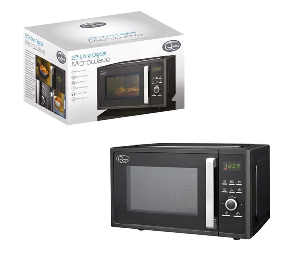 QUEST 35879 Solo Microwave - Black image number 3 of 3