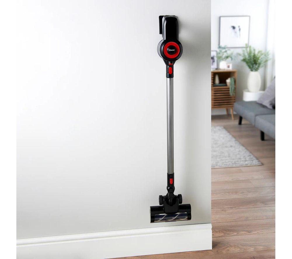 QUEST 43579 Cordless Handheld Vacuum Cleaner - Black & Red image number 4 of 5