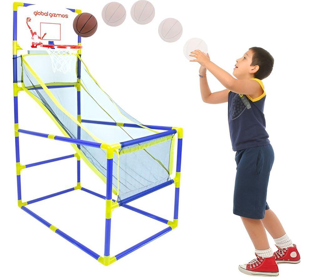 GLOBAL GIZMOS 55639 Arcade Basketball Stand - Blue & Yellow image number 3 of 5