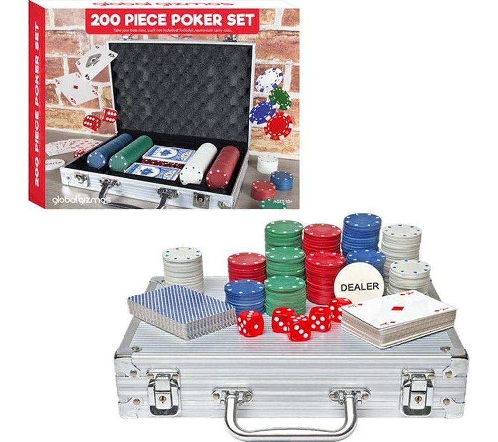 GLOBAL GIZMOS 50520 200 Piece Poker Set image number 3 of 3