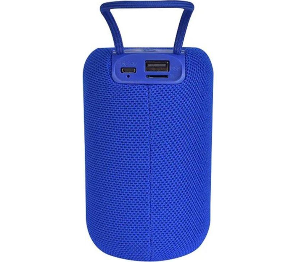 GLOBAL GIZMOS Portable Bluetooth Speaker - Blue image number 2 of 2