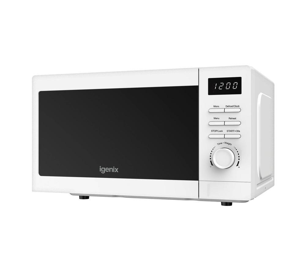 IGENIX IGMS02080W Solo Microwave - White image number 5 of 5