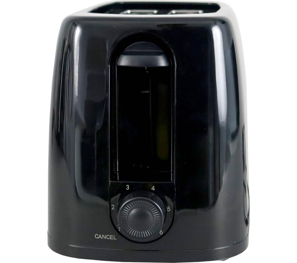 IGENIX IGT0245B 2-Slice Toaster - Black image number 3 of 5