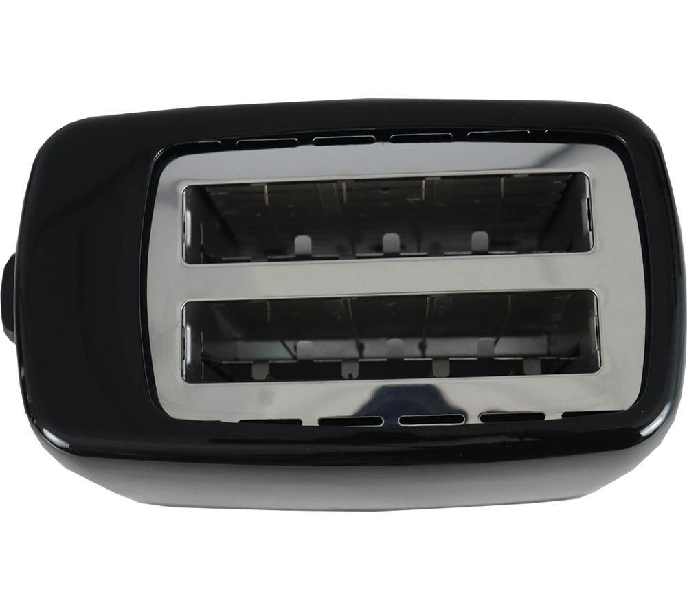 IGENIX IGT0245B 2-Slice Toaster - Black image number 5 of 5