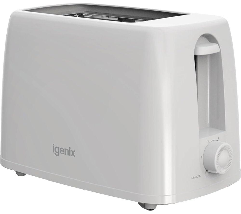 Igenix Igt0245w 2-Slice Toaster - White, White