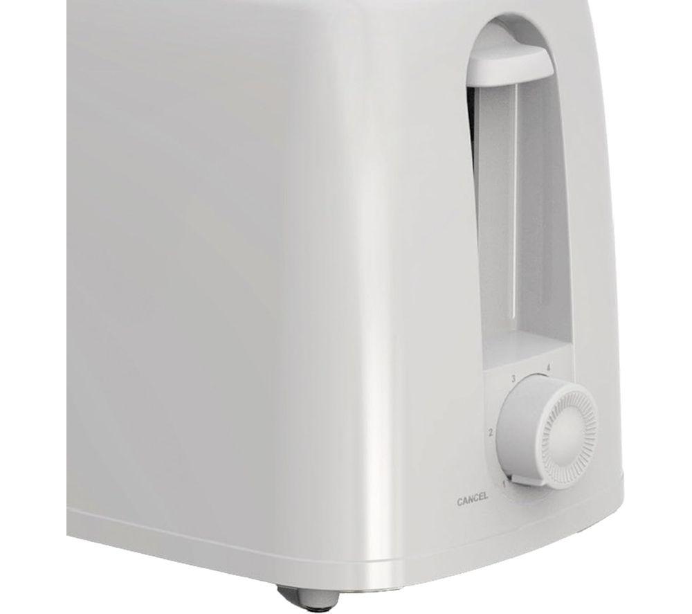 IGENIX IGT0245W 2-Slice Toaster - White image number 3 of 3