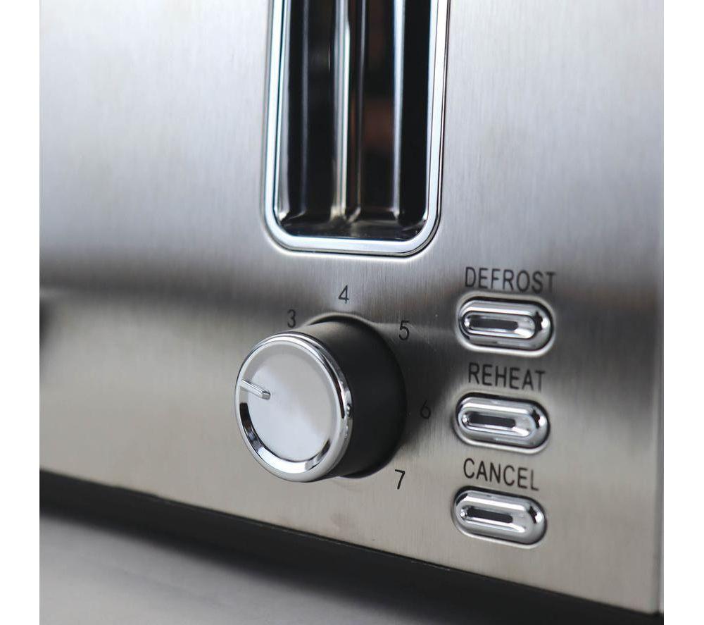 IGENIX IGT0409SS 4-Slice Toaster - Stainless Steel image number 3 of 7