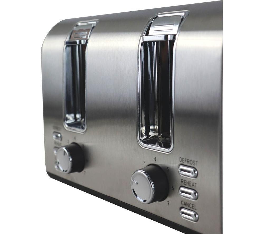 IGENIX IGT0409SS 4-Slice Toaster - Stainless Steel image number 4 of 7