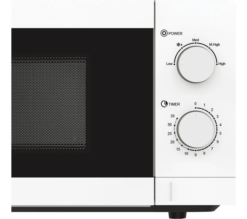 IGENIX IGMS08080W Compact Solo Microwave - White image number 4 of 4