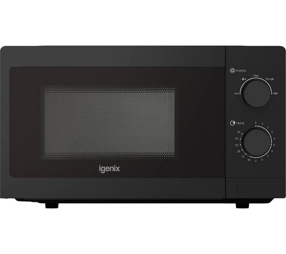 IGENIX IGMS08080B Solo Microwave - Black