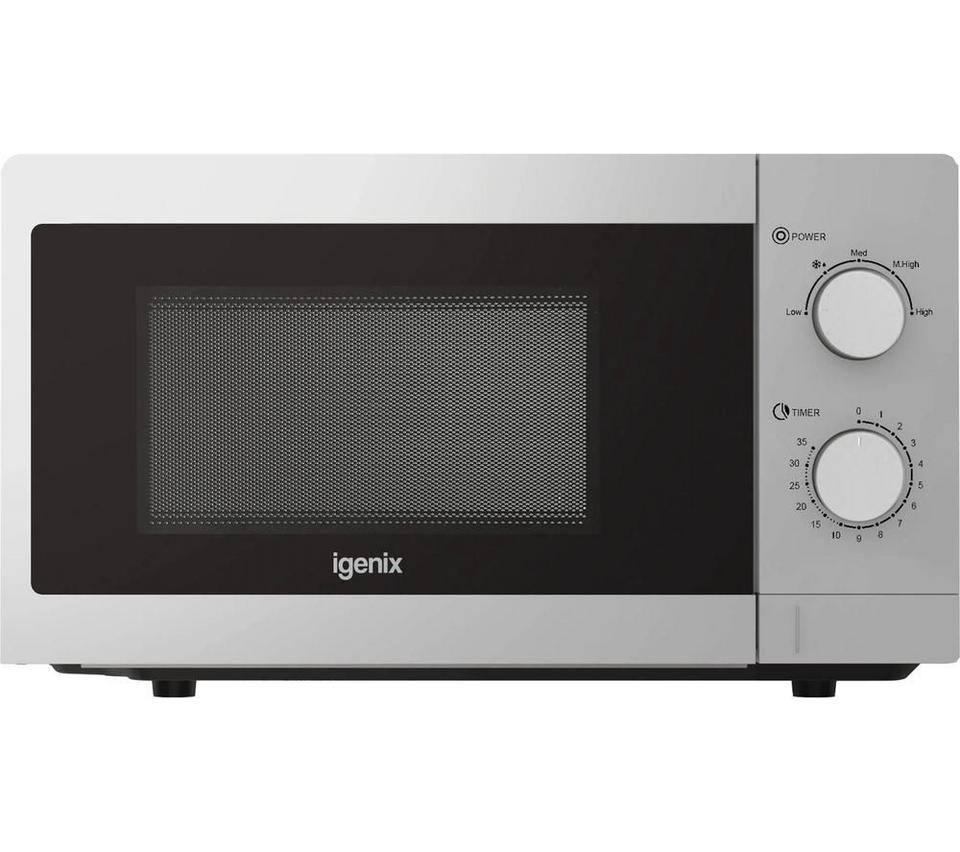 IGENIX IGMS08080S Solo Microwave - Silver