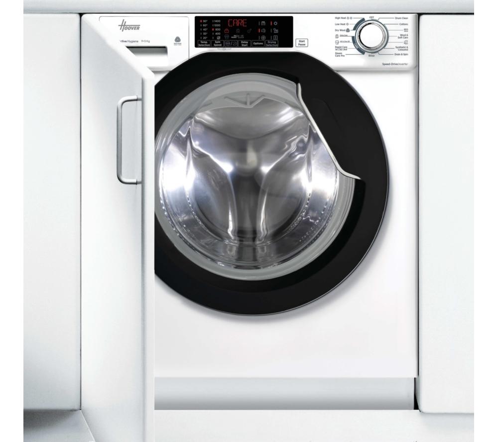 HOOVER H-Wash & Dry 300 Pro HBDS 4954DMB5-80 Integrated 9 kg Washer Dryer image number 2 of 13